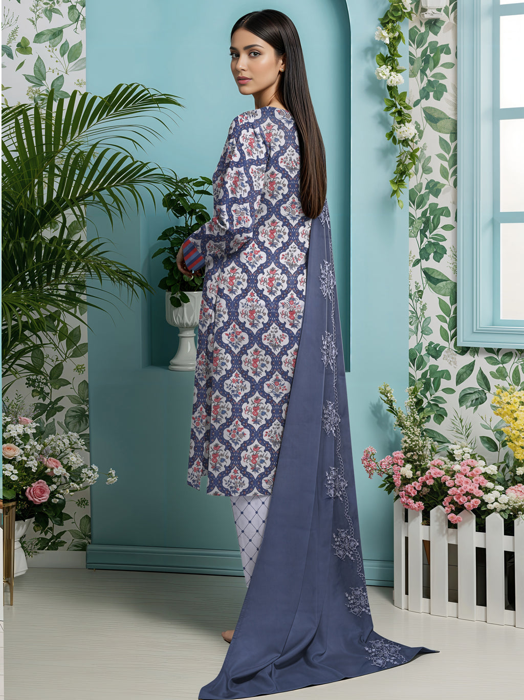Zarai Premium Lawn - WOMEN SUIT - 3 PCS - ZPL20