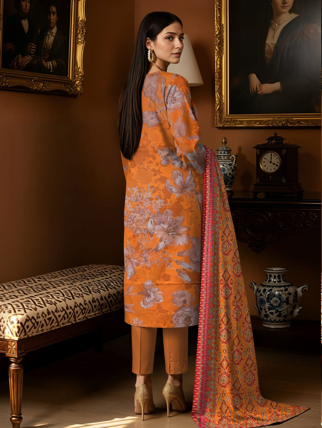Zarai Premium Lawn - WOMEN SUIT - 3 PCS - ZPL03