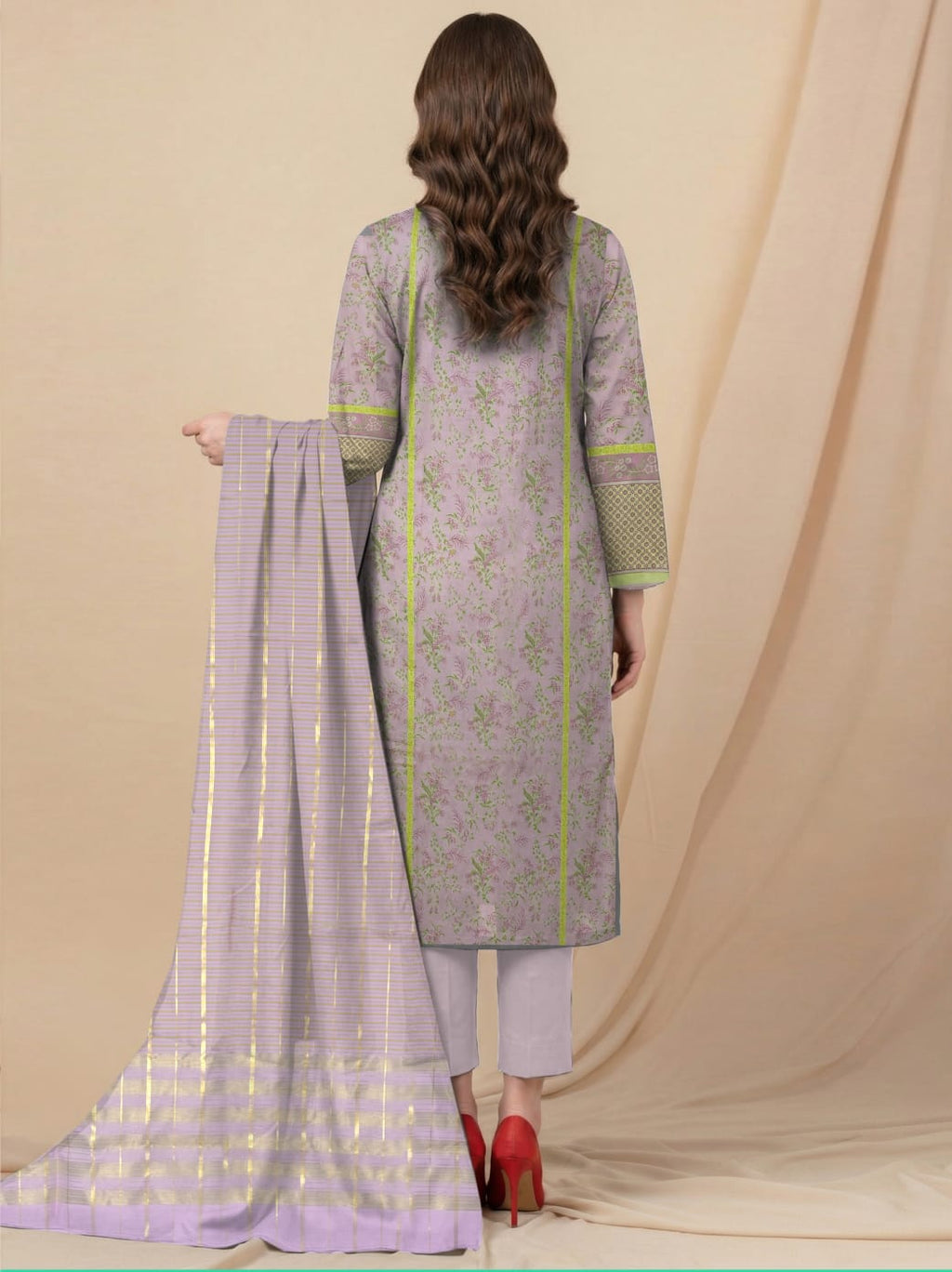 Zarai Premium Lawn - WOMEN SUIT - 3 PCS - ZPL06