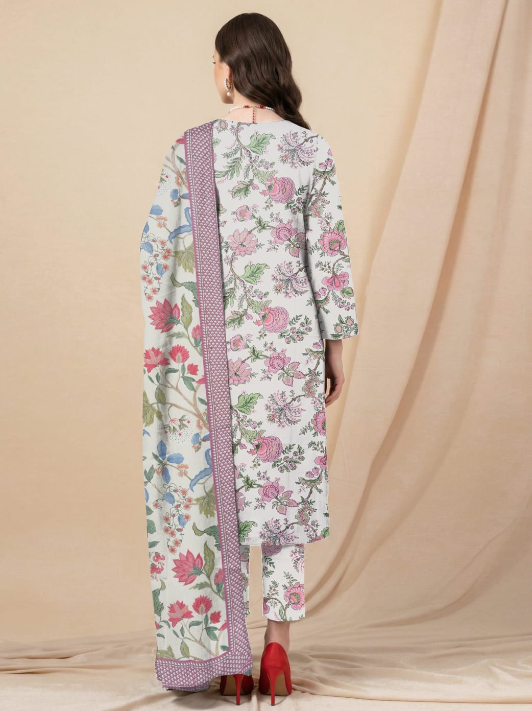Zarai Premium Lawn - WOMEN SUIT - 3 PCS - ZPL08