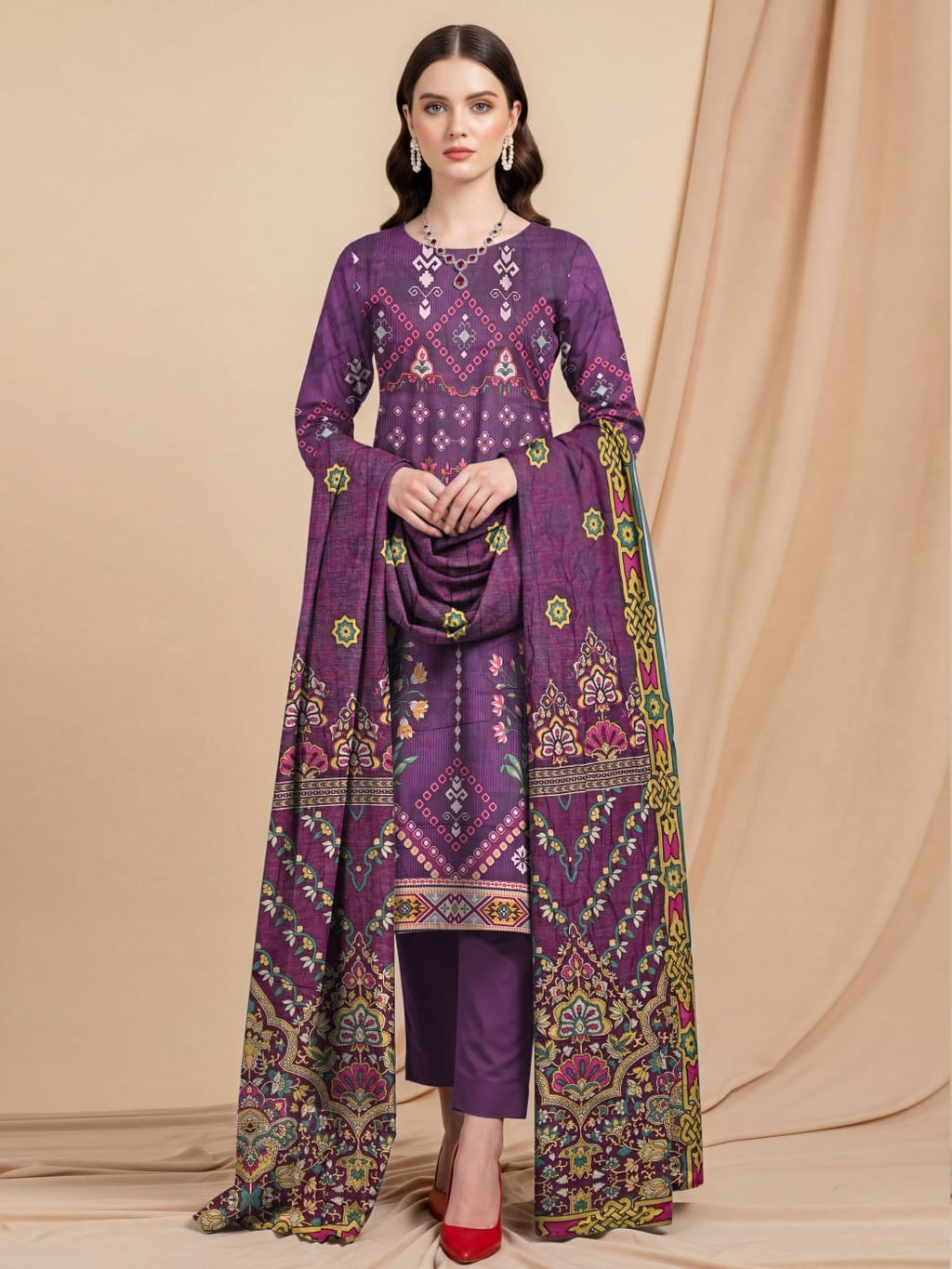 Zarai Premium Lawn - WOMEN SUIT - 3 PCS - ZPL13