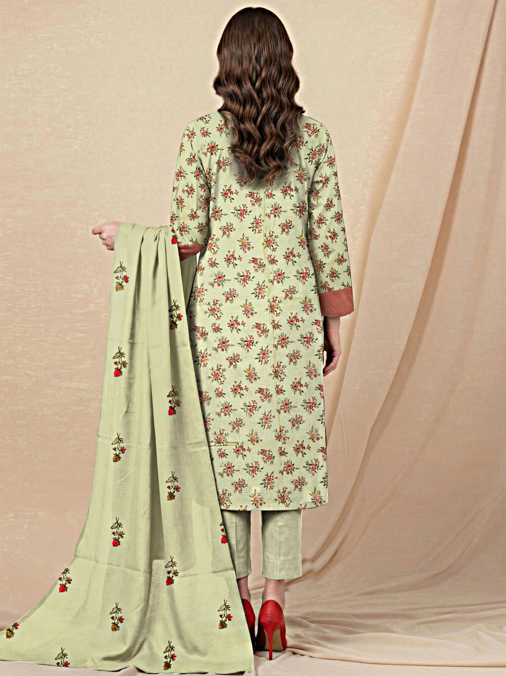 Zarai Premium Lawn - WOMEN SUIT - 3 PCS - ZPL14