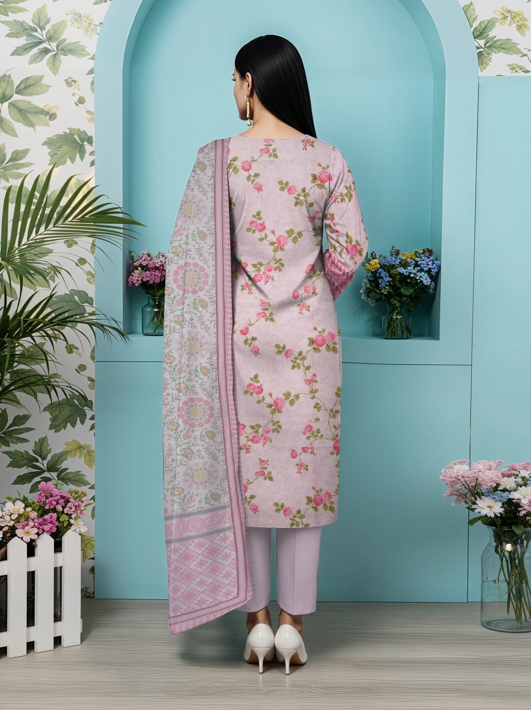 Zarai Premium Lawn - WOMEN SUIT - 3 PCS - ZPL19