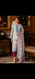 Zari Premium Lawn - WOMEN SUIT - 3 PCS - ZPL21