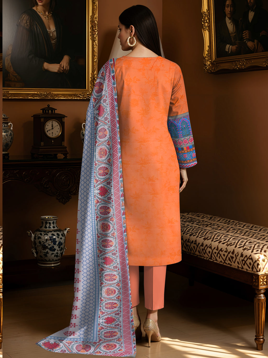 Zarai Premium Lawn - WOMEN SUIT - 3 PCS - ZPL04